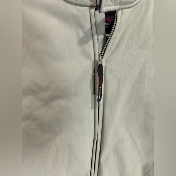 L.L. Bean Canvas Light Sage Green fleece lined women’s small cropped - Picture 14 of 14